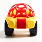 Развивающая игрушка с погремушкой «Машинка», желтая - Фото 4