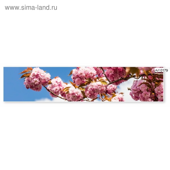 Фартук кухонный МДФ PANDA Разноцветные тюльпаны, 0179 - Фото 1