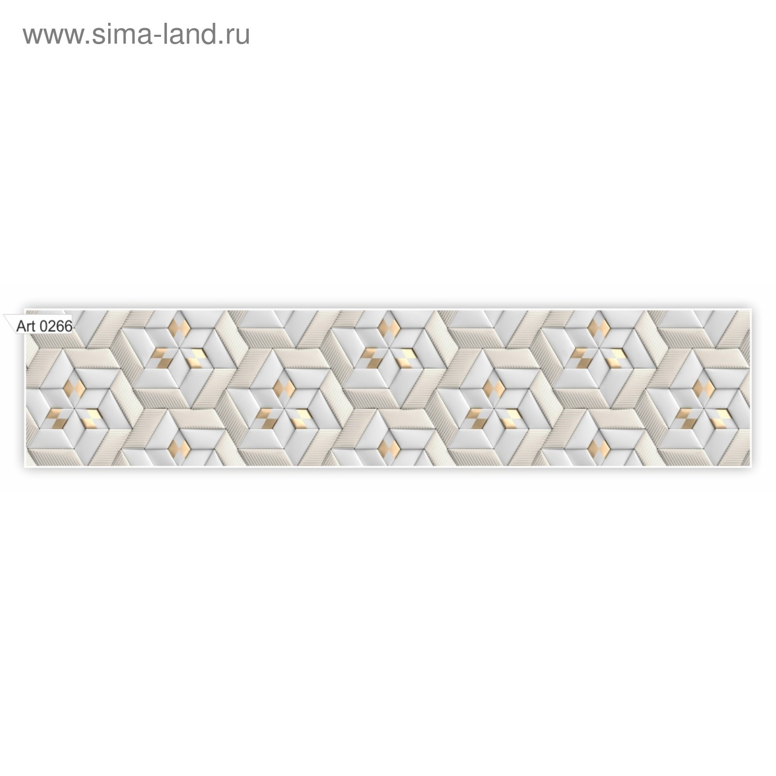 Фартук кухонный МДФ PANDA Мозаика ромб, 0266 4849 483 (4849483 ...