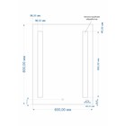 Зеркало Cersanit LED 020 Base, с подсветкой, 60×80 см - Фото 2