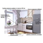 Кухонный гарнитур прямой «Вегас 16» 1000 мм, цвет белый - Фото 3