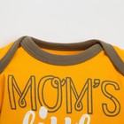 Боди Крошка Я Mum's boy, рост 62-68 см, жёлтое 4699661 - фото 16365610