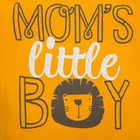 Боди Крошка Я Mum's boy, рост 62-68 см, жёлтое 4699661 - фото 16365612