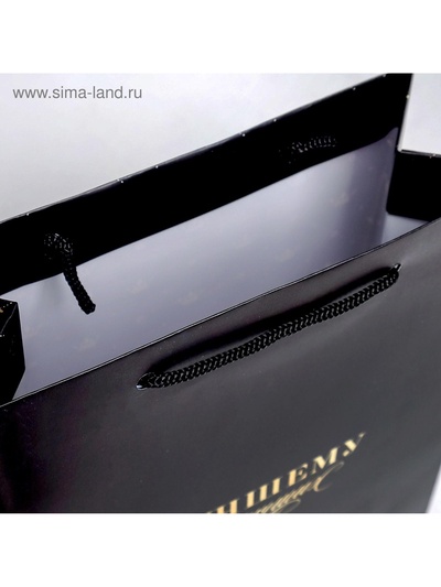 Пакет подарочный ламинированный, упаковка, «Лучшему из лучших», MS 18×23×10 см