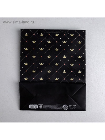 Пакет подарочный ламинированный, упаковка, «Лучшему из лучших», MS 18×23×10 см