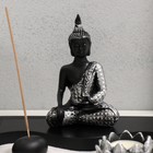 Сад камней Дзен "Будда просветление" песок белый + свеча 14х20х20 см - Фото 3