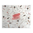 Пеньюар парикмахерский, чёрный, белый - Фото 7