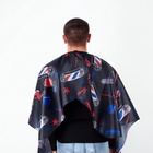 Пеньюар парикмахерский, чёрный - Фото 4