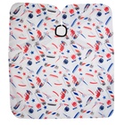 Пеньюар парикмахерский, белый, синий, красный - Фото 6