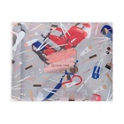 Пеньюар парикмахерский, белый, синий, красный - Фото 7