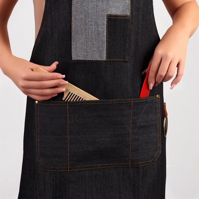 Фартук для мастера, джинсовый, цвет чёрный