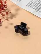 Крабик для волос «Глянец», изгиб, 4 см, чёрный (комплект 12 шт) - фото 51949701