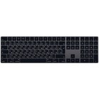 Клавиатура Apple Magic Keyboard with Numeric Keypad, беспроводная, тёмно серая - Фото 1