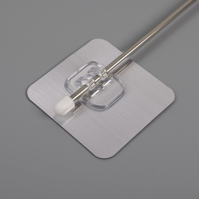 Держатель для полотенца на липучках, нержавеющая сталь, хром