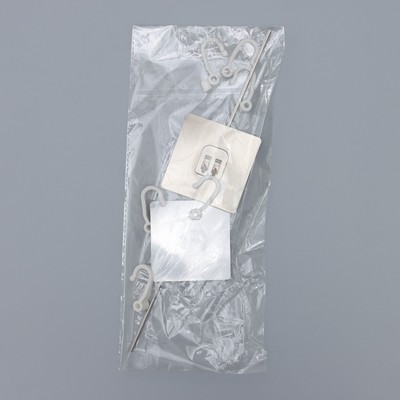 Держатель для полотенца на липучках, нержавеющая сталь, хром