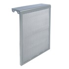 Экран на чугунный радиатор ZEIN, 390х610х150 мм, 4 секции, металлический, цвет металлик - фото 23147671