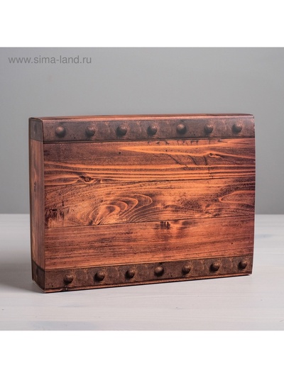 Коробка кондитерская, упаковка, «Ящик», 20 х 15 х 5 см