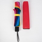 Зонт механический «Радужное настроение», 4 сложения, 10 спиц, R = 61, цвет МИКС - Фото 5