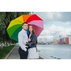 Зонт механический «Радужное настроение», 4 сложения, 10 спиц, R = 61, цвет МИКС - Фото 7