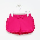 Шорты для девочки, цвет розовый, рост 110 см (60) - фото 35037492