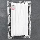 Резинка с силиконом, 10 мм, 10±1 м, белая - Фото 4