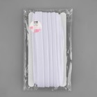 Резинка с силиконом, 15 мм, 10±1 м, белая - Фото 4