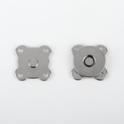 Кнопки магнитные, пришивные, d = 14 мм, 10 шт, цвет серебряный - Фото 2