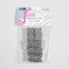 Кнопки магнитные, пришивные, d=14 мм, 10 шт., цвет серебряный - Фото 4