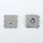 Кнопки магнитные, пришивные, d = 18 мм, 10 шт, цвет серебряный - Фото 2