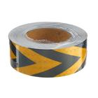 Светоотражающая лента, самоклеящаяся, желто-черная, 5 см × 25 м - Фото 4