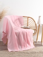 Плед флисовый «Экономь и Я», розовый, 150×180 см, плотность 160 г/м² - Фото 3