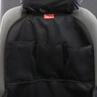 Автогамак для перевозки животных на переднее сидение с дополнительными карманами, черный, 3 слоя с ПВХ600 , чехол на подголовник - Фото 7