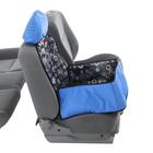 Гамак для перевозки животных на переднее сиденье, 40х40 см, синий, 3 слоя с ПВХ 602 - Фото 2