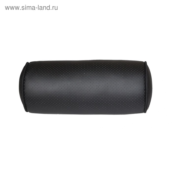 Подушка валик d10 см, на подголовник, черная
