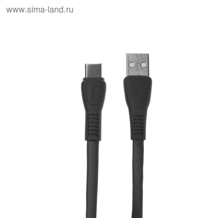 Кабель Hoco X40 Noah Charging, USB - Type-C, 3 А, 1 м, черный - Фото 1