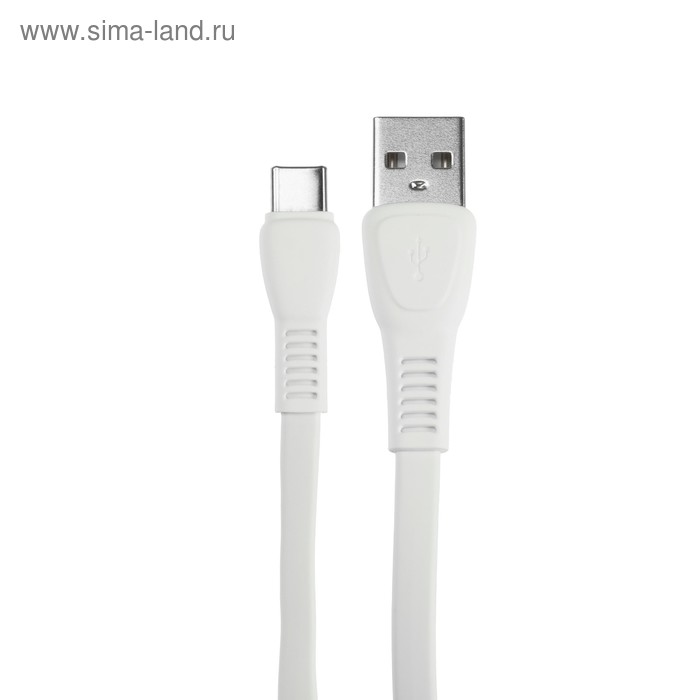 Кабель Hoco X40 Noah Charging, Type-C - USB, 3 А, 1 м, белый - Фото 1