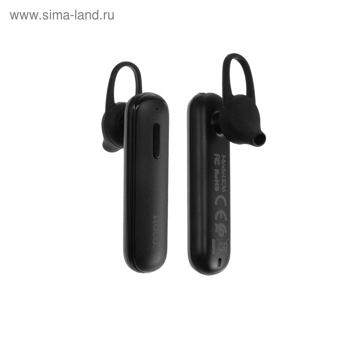 Bluetooth-гарнитура Hoco E36 Free sound business, вкладыш, моно, BT v4.2, 70 мАч, черная - Фото 1