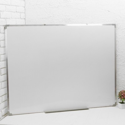 УЦЕНКА Доска магнитно-маркерная, двусторонняя, с полочкой, 90×120 см