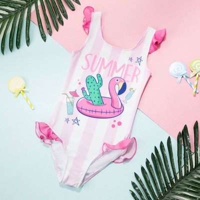 Купальник детский KAFTAN Summer, рост 122-128 см (34), розовый