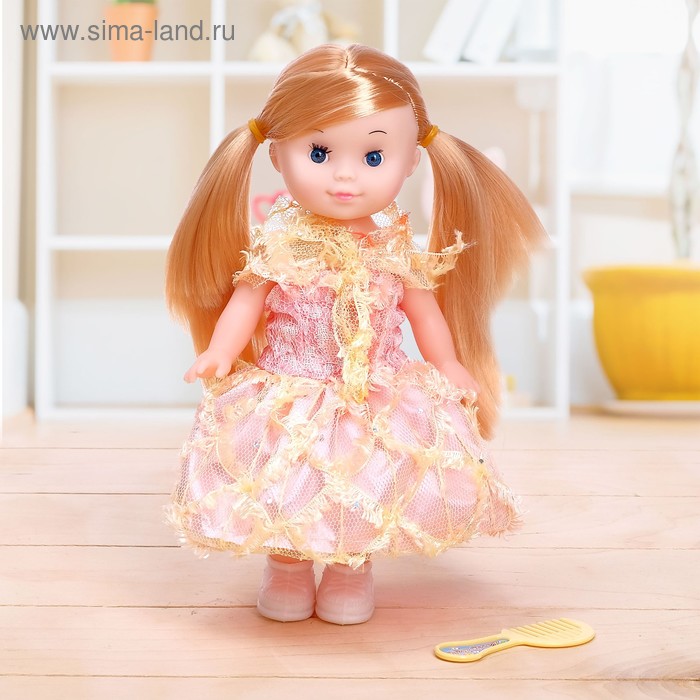 Кукла классическая "Лида"в платье с аксессуарами - Фото 1