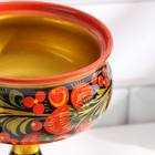 Креманка на ножке «Варенье», 20×13 см, дерево хохлома - Фото 4