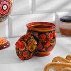 Банка для хранения сыпучих продуктов «Чайница», 11×9 см, хохлома, дерево - Фото 3