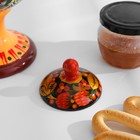 Банка для хранения сыпучих продуктов «Чайница», 11×9 см, хохлома, дерево - Фото 7