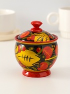 Банка для хранения сыпучих продуктов «Чайница», 11×9 см, хохлома, дерево - Фото 10