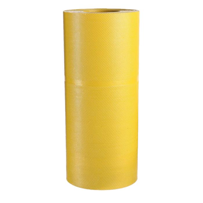 Лента бордюрная, 0.3 × 10 м, толщина 1.2 мм, пластиковая, жёлтая, Greengo - фото 1889431622