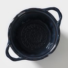 Горшок из жаропрочной керамики для запекания Доляна «Массимо», 20×15×7,5×11,5 см, цвет синий - фото 10029998