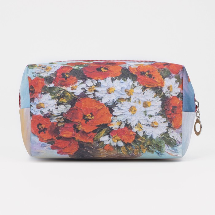 Косметичка на молнии, цвет красный 4690156