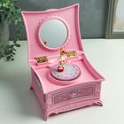Шкатулка музыкальная «Розовый ларец», 15×9×13.5 см - Фото 5