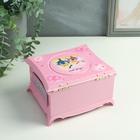 Шкатулка музыкальная «Розовый ларец», 15×9×13.5 см - Фото 3