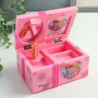 Шкатулка музыкальная "Подарок с бантом" 15,5х8х11 см - Фото 4